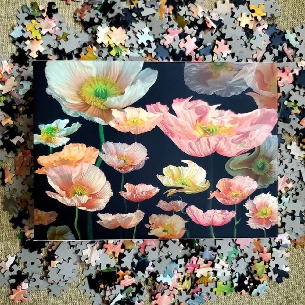 Wink Psychedelic Poppies 1000 Piece Jigsaw Puzzle - Picture 1 of 3